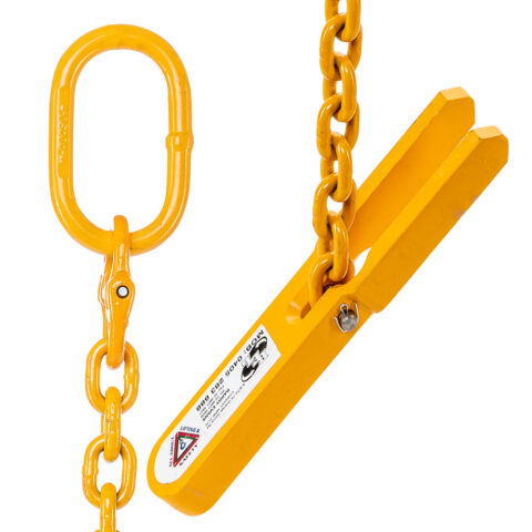 Toggle Type Pipe Lifter with 8mm x 1m chain sling Ends
